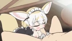 fennec_(kemono_friends), kemono_friends, zouni_(xavier), 1boy, 1girl