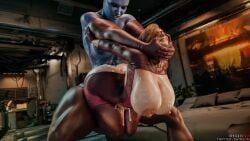 asari, kelly_chambers, mass_effect, rigid3d, asari_futa