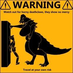 deathclaw, deathclaw_(vulgarvictor), eliesabeth_(vulgarvictor), female_deathclaw, mommyclaw_(vulgarvictor)