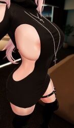 vrchat, lilyvr, big_boobs, big_breasts, big_thighs