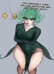 tatsumaki, one-punch_man, kasuw, 1girls, angry