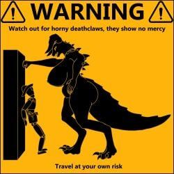 deathclaw, deathclaw_(vulgarvictor), eliesabeth_(vulgarvictor), female_deathclaw, mommyclaw_(vulgarvictor)