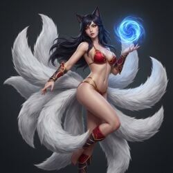 ahri, ahri_(league_of_legends), immortalized_legend_ahri, vastaya, league_of_legends