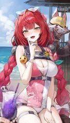 ukinami_yuzuha, ukinami_yuzuha_(tanuki_in_broad_daylight), zenless_zone_zero, lillly, 1girls