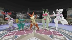boykisser, braixen, legendary_pokemon, marshadow, meowscarada