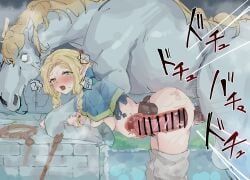 marcille_donato, dungeon_meshi, dosukebe_rabbit, 1boy, 1girls