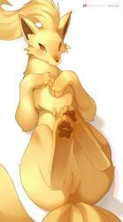 ninetales, pokemon_(creature), pokemon, ancesra, 1girl
