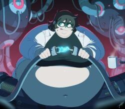 jeetdoh, fat_fetish, obese_female, plus_size, scientist