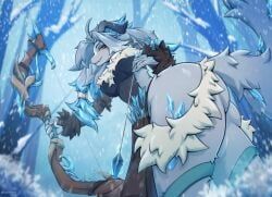 genshin_impact, mihoyo, mergremil, anthro, arrow_(weapon)