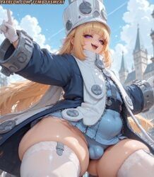 norma_hollowell, zenless_zone_zero, femboysmeat, 1boy, alternate_body_type