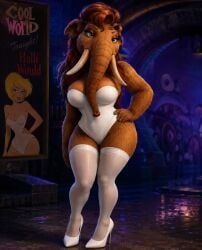 ellie_(ice_age), holli_would_(cosplay), blue_sky_studios, cool_world, ice_age:_collision_course
