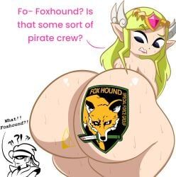 princess_zelda, solid_snake, toon_zelda, metal_gear_solid, the_legend_of_zelda
