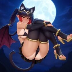 original, drawfag, 1girls, ass, bat_wings