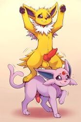 eeveelution, espeon, generation_1_pokemon, generation_2_pokemon, jolteon