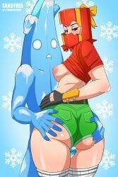boxy_(fortnite), holiday_boxy_(fortnite), peely, polar_peely, christmas
