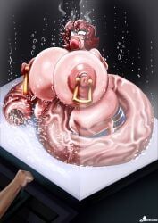 maria_the_half_demon, zapatotriston, apple_in_mouth, ass_implants, big_ass
