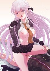 kirigiri_kyouko, naegi_makoto, danganronpa, danganronpa:_trigger_happy_havoc, danganronpa_(series)