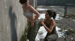 dina_(the_last_of_us), ellie_(the_last_of_us), ellie_williams, naughty_dog, sony_interactive_entertainment