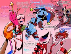 gangle_(the_amazing_digital_circus), jax_(the_amazing_digital_circus), manager_gangle, pomni_(the_amazing_digital_circus), ragatha_(the_amazing_digital_circus)