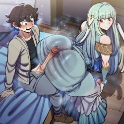 ninian_(fire_emblem), fire_emblem, cloud115599, 1boy, 1girls