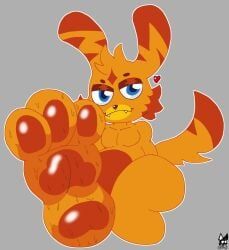 katsuma, moshi_monsters, furrymemegamer420, anthro, big_feet