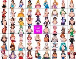 aerith_gainsborough, alcina_dimitrescu, amy_rose, ankha, ann_possible