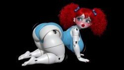 poppy_(poppy_playtime), poppy_playtime, aroused, ass_shake, ball_jointed_doll