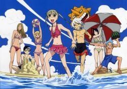 black_star, death_the_kid, elizabeth_thompson, maka_albarn, nakatsukasa_tsubaki