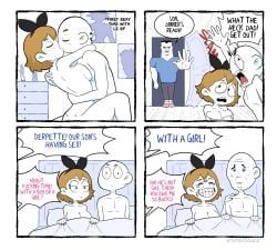 derpina, rage_comics, taterdouce, 1boy1girl, derp