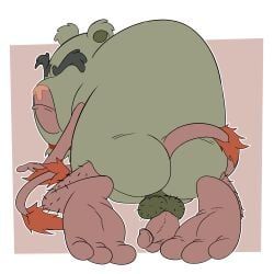 nickelodeon, spongebob_squarepants, bob-jiggles, annoyed, anthro