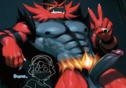 ash_ketchum, generation_7_pokemon, incineroar, pokemon_(species), nintendo