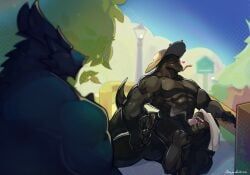 megadolix, abs, anthro, biceps, big_muscles