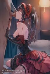 tokisaki_kurumi, date_a_live, cocomiyart, 1boy, 1girl