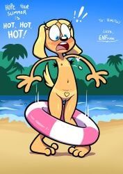 brandy_harrington, brandy_&_mr_whiskers, theenfman, 1girls, beach