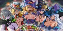 dark_magician_girl, diabellstar_the_black_witch, nightmare_apprentice, pendulum_witch, yu-gi-oh!