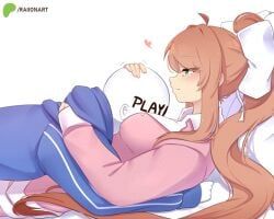 anon, monika_(doki_doki_literature_club), player_(doki_doki_literature_club), sans, doki_doki_literature_club