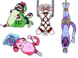 sandentwins, 4_missing_limbs, amputee, andromorph, anthro