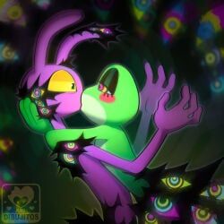 abstraction_(the_amazing_digital_circus), jax_(the_amazing_digital_circus), ribbit_(the_amazing_digital_circus), the_amazing_digital_circus, ari_dibujitos