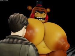 toy_freddy_(fnaf), five_nights_at_freddy's, muitetul, 2boys, animatronic