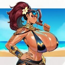 vendetta, blizzard_entertainment, overwatch, cattlec, alternate_breast_size