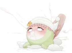 eggy_party, eggy, cum_through, female, female_penetrated