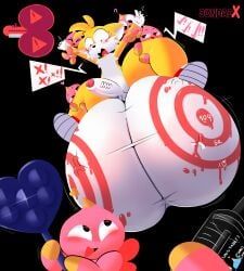 chao_(sonic), tails_the_fox, project_x_love_potion_disaster, sega, sonic_(series)