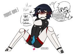 star_(signalis), storch_(signalis), signalis, alien_dick, blush