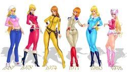 aurora_(starzinger), kei_yuki, lisa_kirino, nova_forrester, sasha_kodai