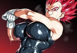 female_vegeta, vegeta, dragon_ball, dragon_ball_super, dragon_ball_super_super_hero