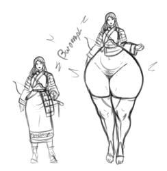 franktonius, 1girls, ass, ass_expansion, ass_focus