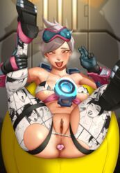 comic_tracer, tracer, overwatch, shiory, 1girls