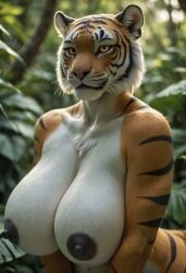 coloredbin.ai, 1anthro, 1girls, animal_ear_fluff, animal_nose