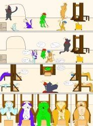 mythology, abyssinian_cat, anthro, anus, balls