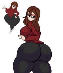 oc, valentina_(justchris), hare61, 1girls, ass